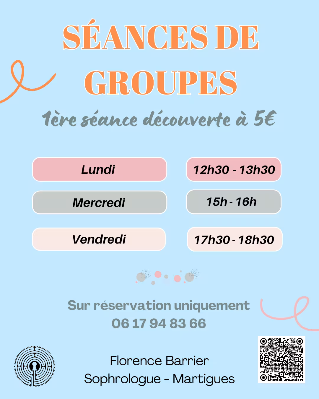 horaires séances de groupe mars horaires séances de groupe mars