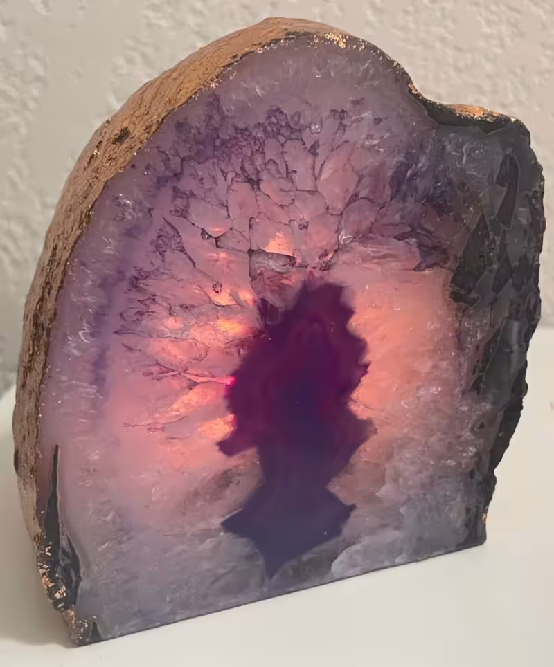 photophore agate violet cuivre